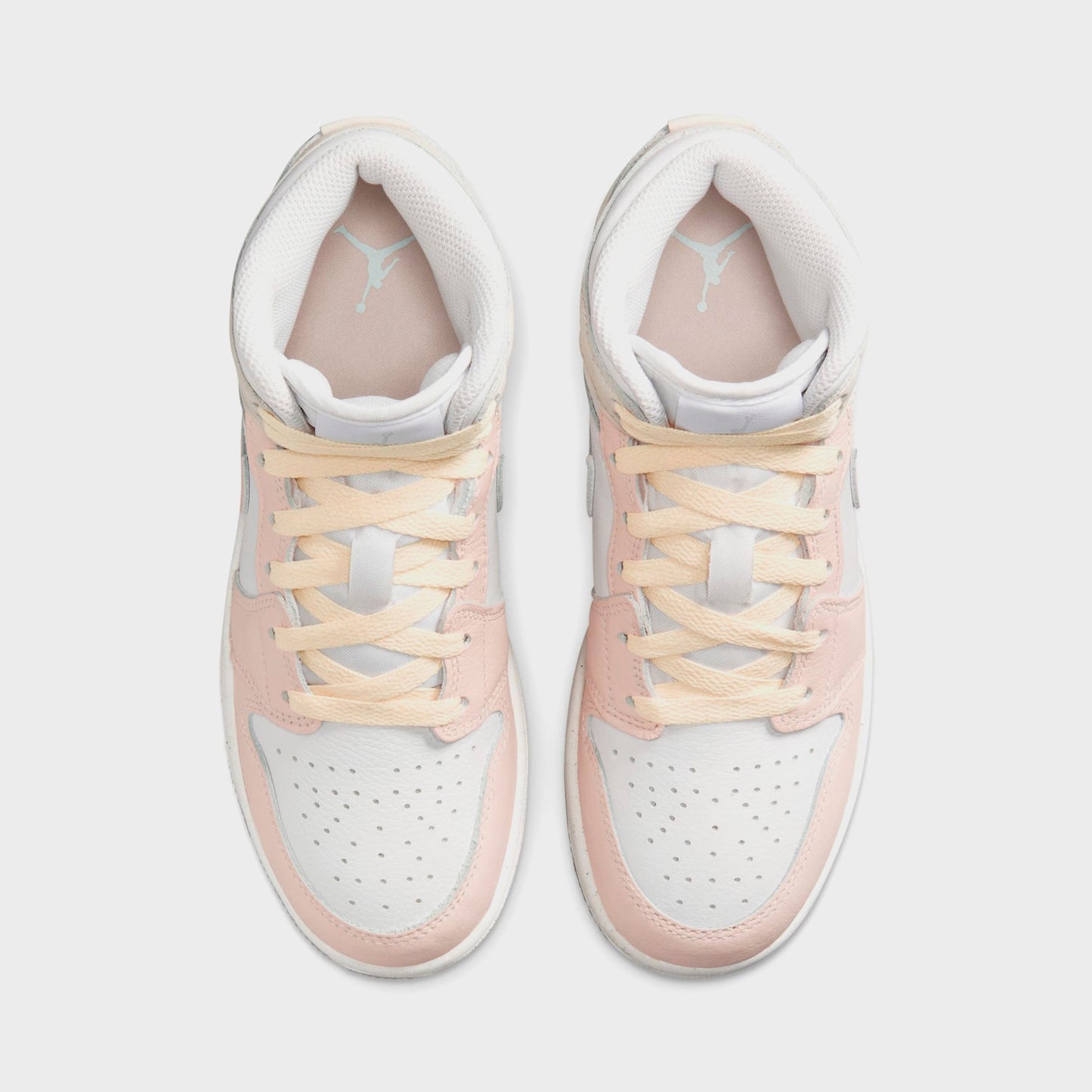 Kids Kith Nike GS Air Jordan 1 Mid - Sail / Sea Glass / Glacier Blue / Guava Ice