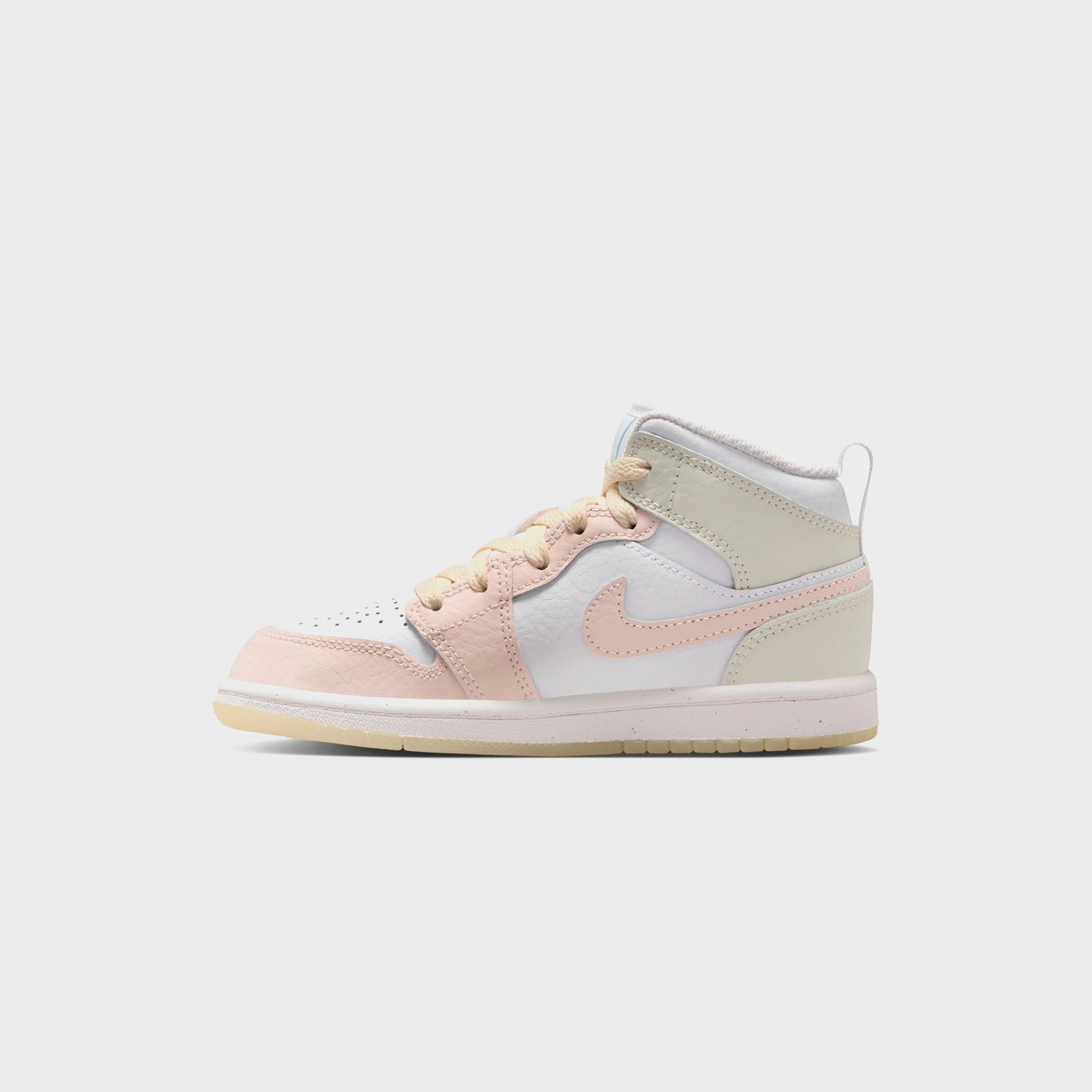 Kids Kith Nike PS Jordan 1 Mid - Sail / Sea Glass / Glacier Blue / Guava Ice