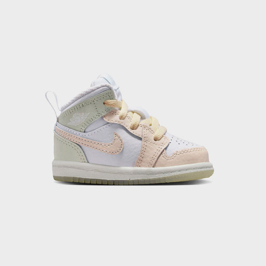 Kids Kith Jordan TD Jordan 1 Mid SE - Sail / Guava Ice / Sea Glass / Glacier B