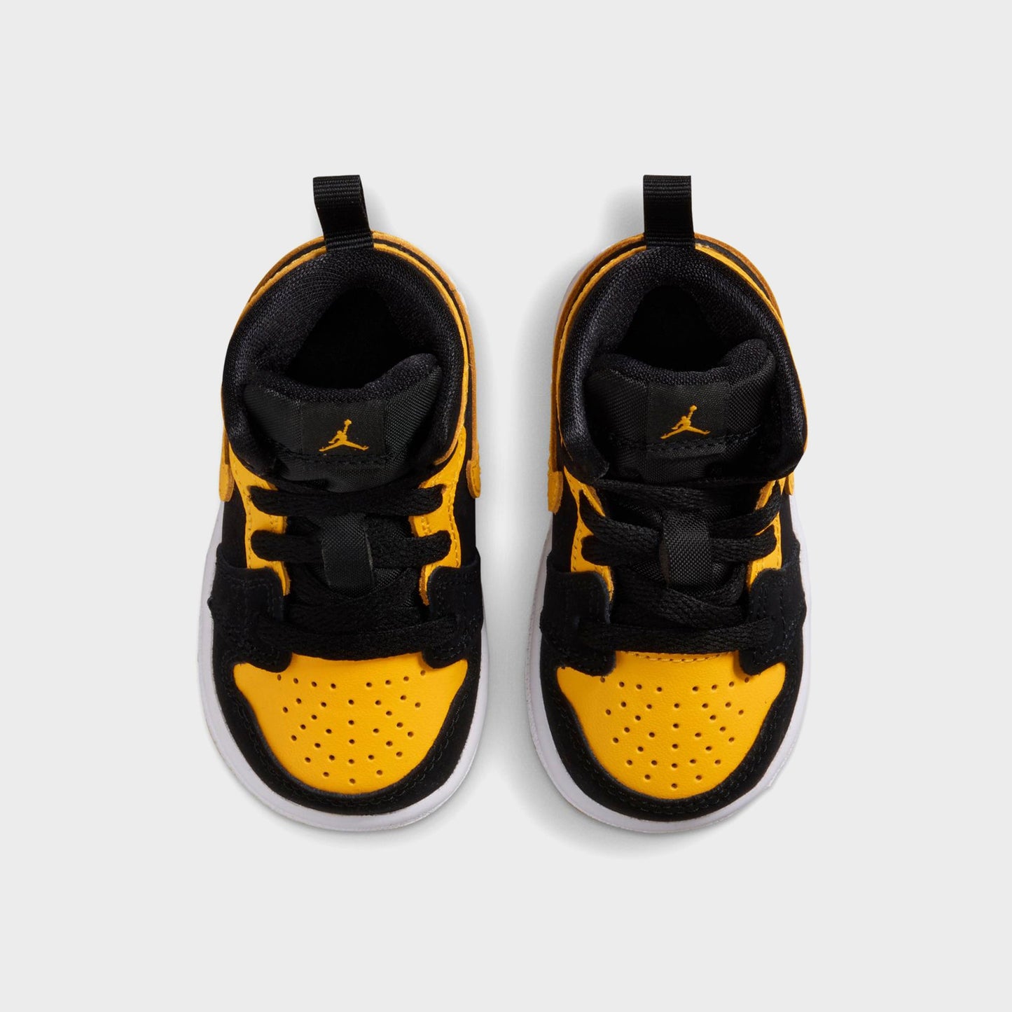 Kids Kith Jordan Air Jordan 1 Mid Se - Black / White / Varsity Maize