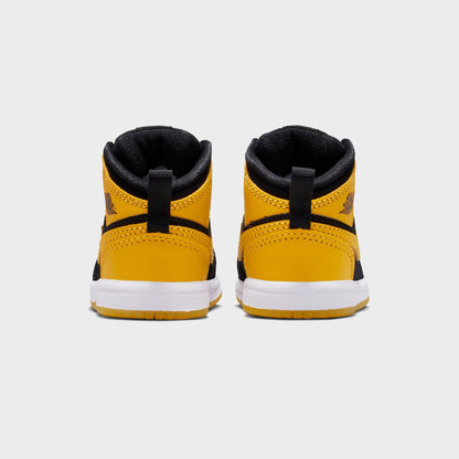 Kids Kith Jordan Air Jordan 1 Mid Se - Black / White / Varsity Maize