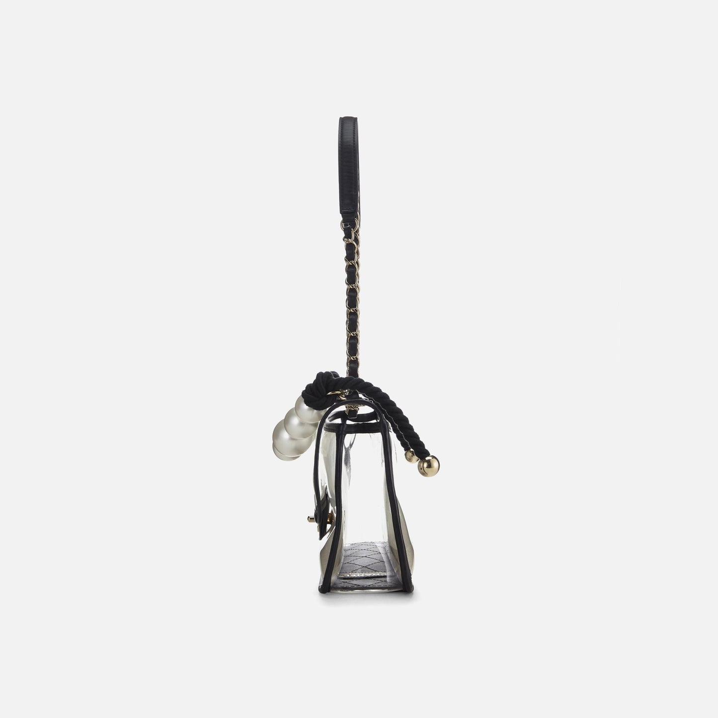 Women Kith WGACA Chanel Sand By The Sea Flap Medium - Black Vinyl
