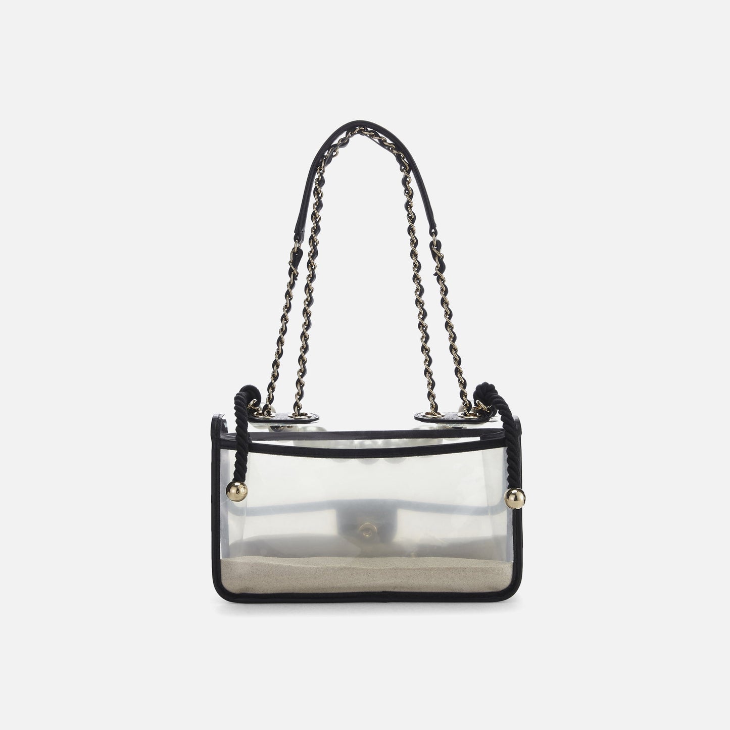 Women Kith WGACA Chanel Sand By The Sea Flap Medium - Black Vinyl