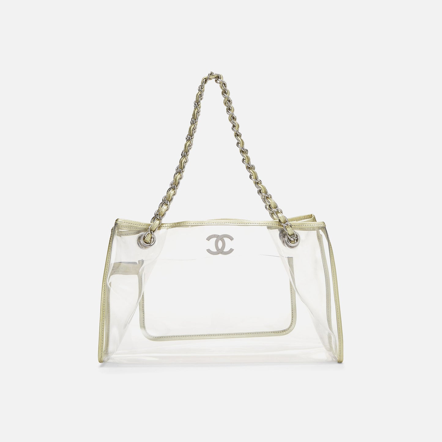 Women Kith WGACA Chanel CC Tote - Gold Vinyl