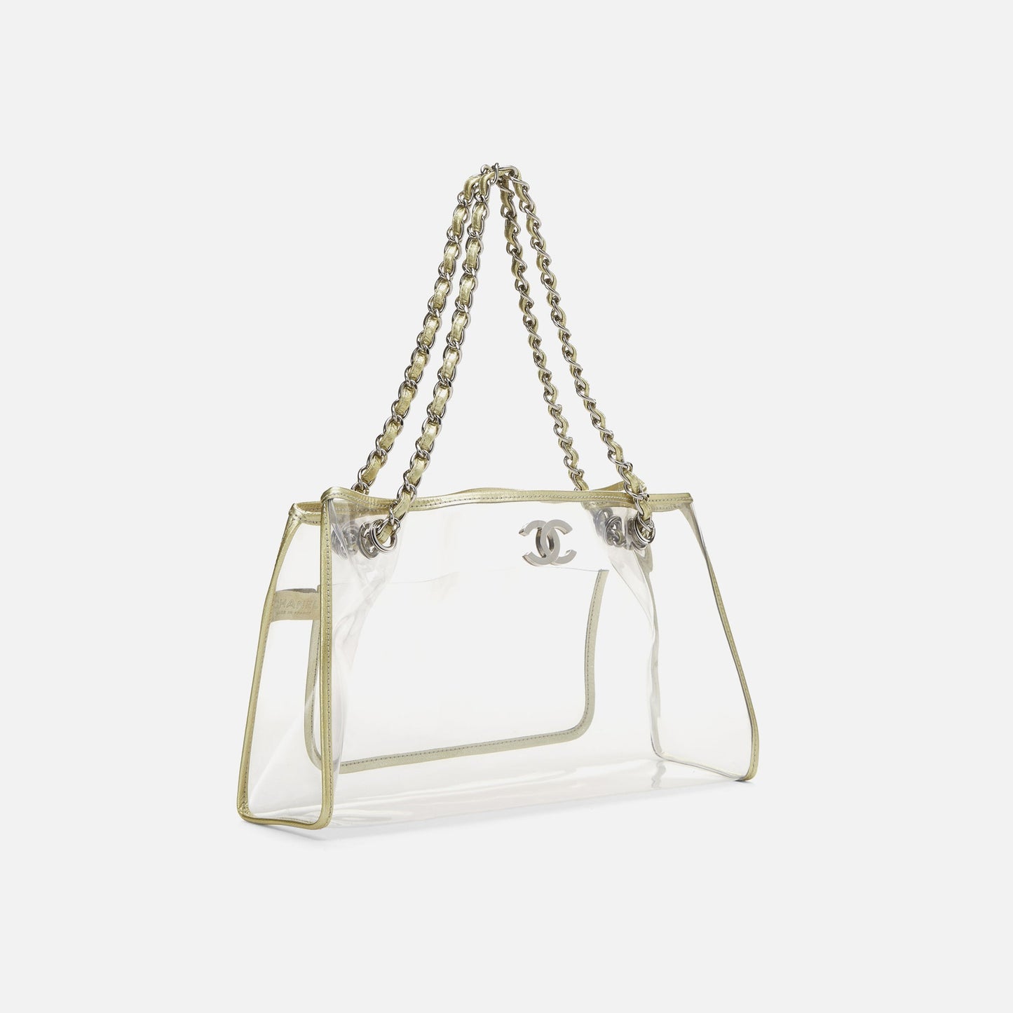 Women Kith WGACA Chanel CC Tote - Gold Vinyl