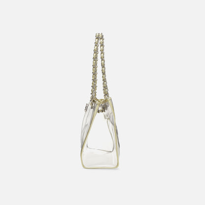 Women Kith WGACA Chanel CC Tote - Gold Vinyl
