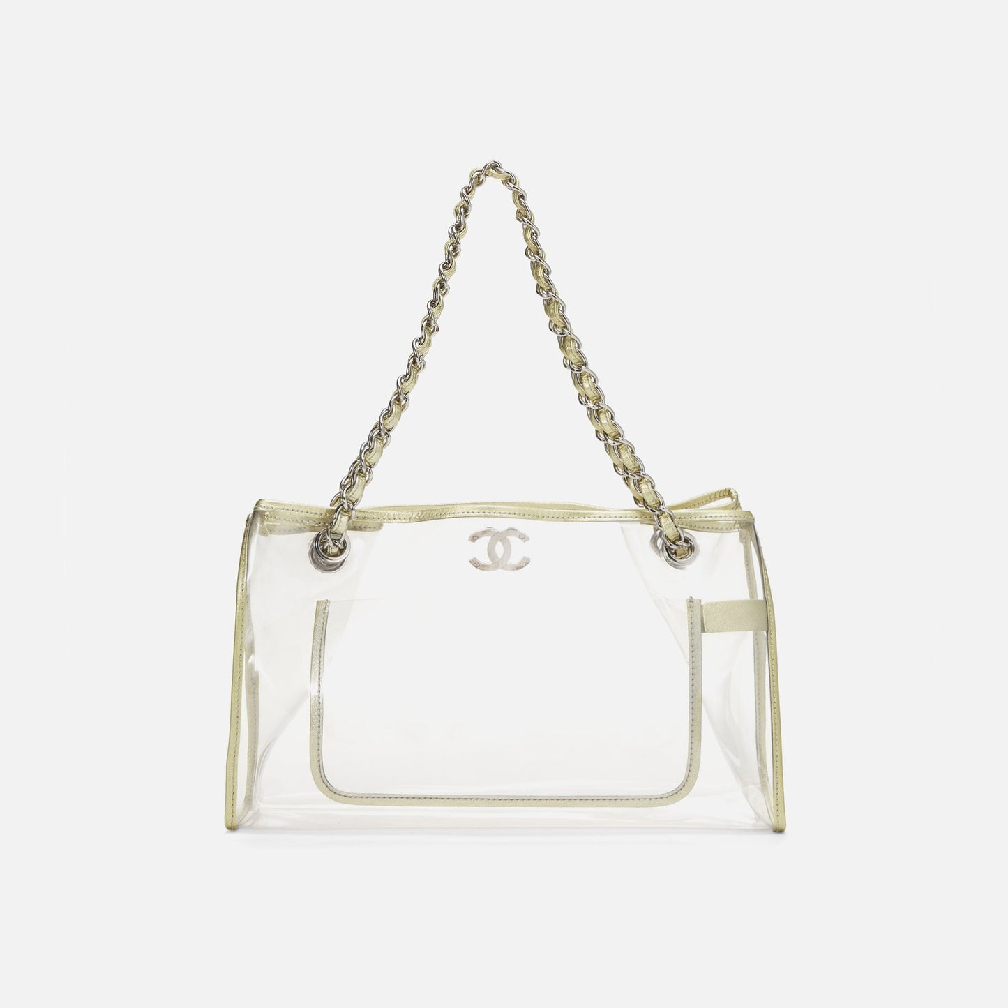 Women Kith WGACA Chanel CC Tote - Gold Vinyl