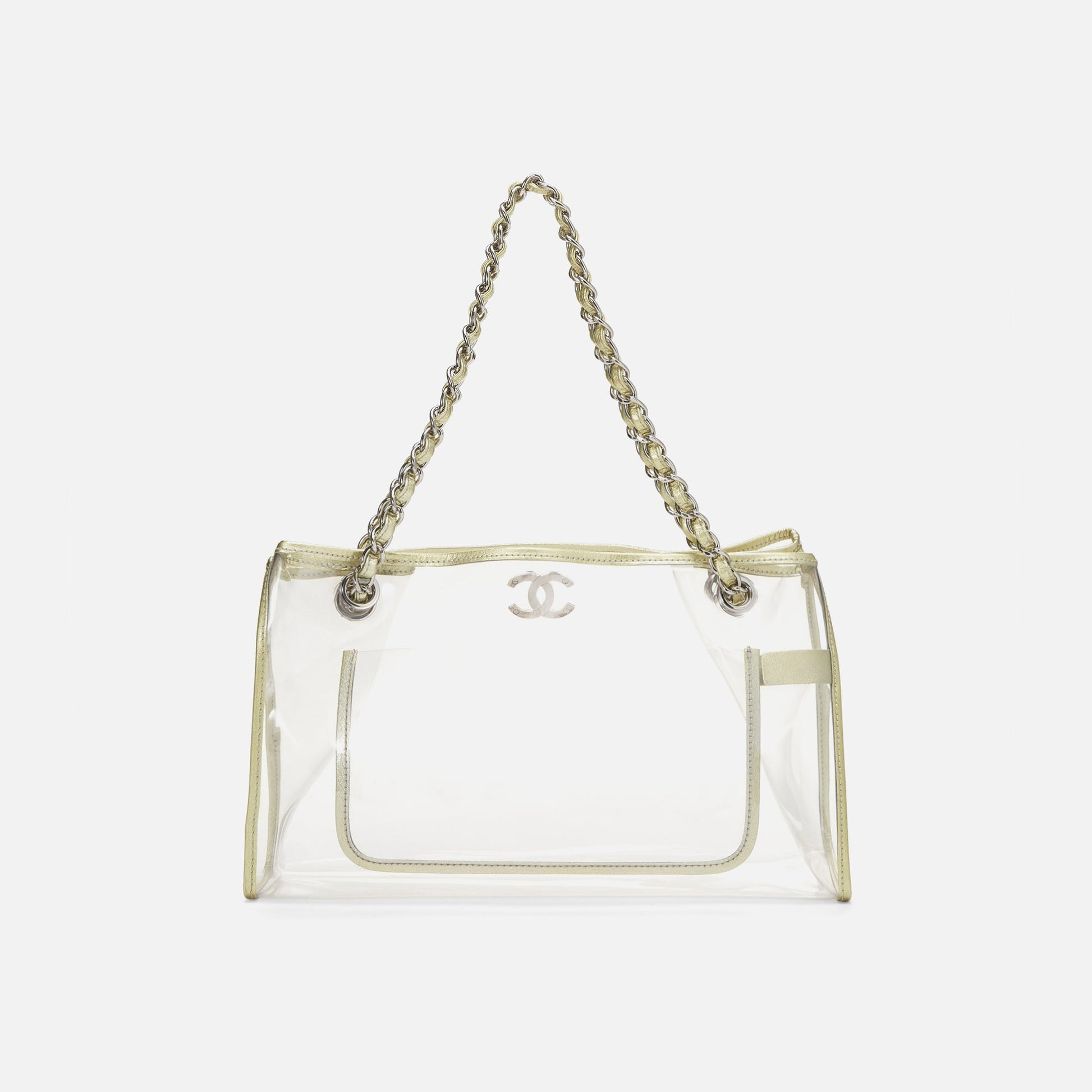 Women Kith WGACA Chanel CC Tote - Gold Vinyl