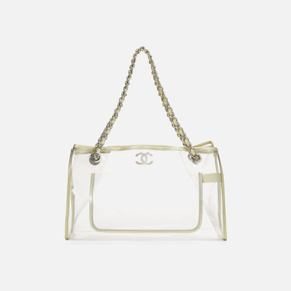 Women Kith WGACA Chanel CC Tote - Gold Vinyl
