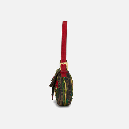 Women Kith WGACA Fendi Embroidered Baguette - Red