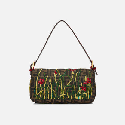 Women Kith WGACA Fendi Embroidered Baguette - Red