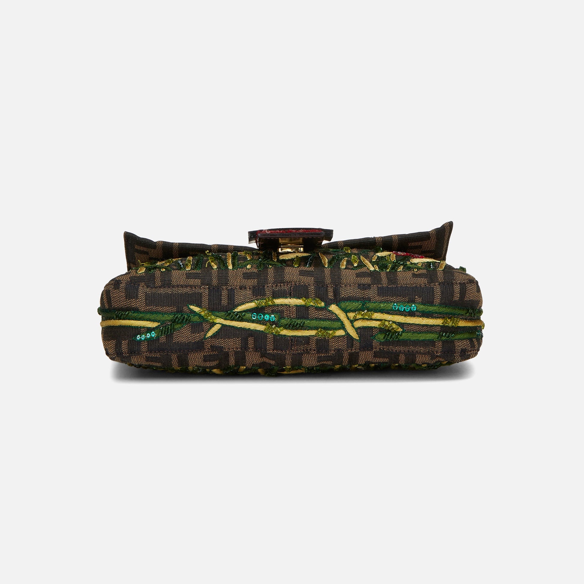Women Kith WGACA Fendi Embroidered Baguette - Red
