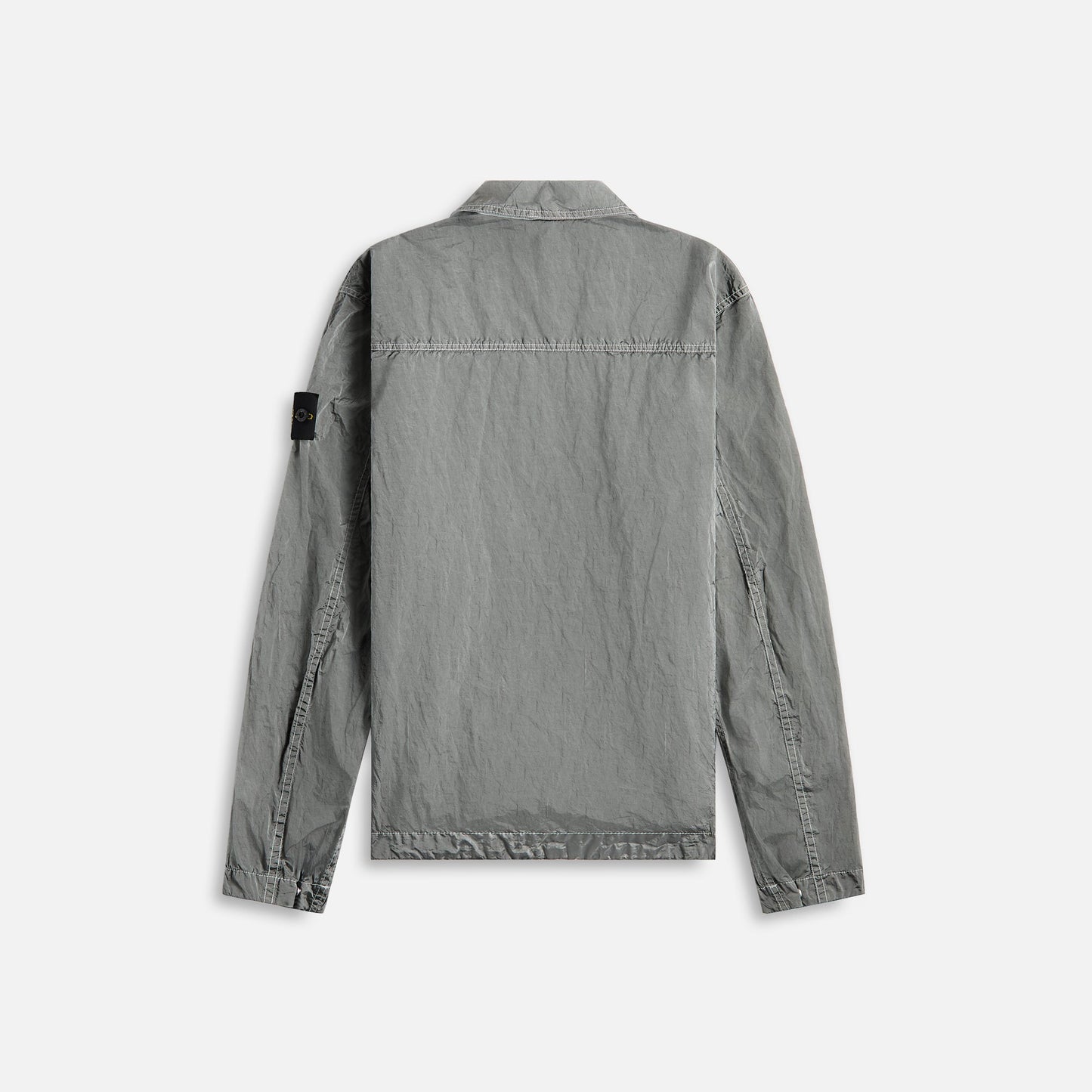 Men Kith Stone Island Nylon Metal Garment Dyed Shirt - Pearl Grey