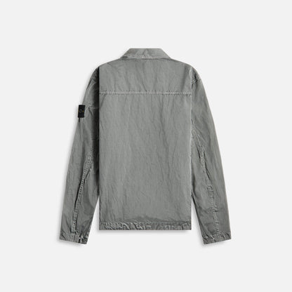 Men Kith Stone Island Nylon Metal Garment Dyed Shirt - Pearl Grey