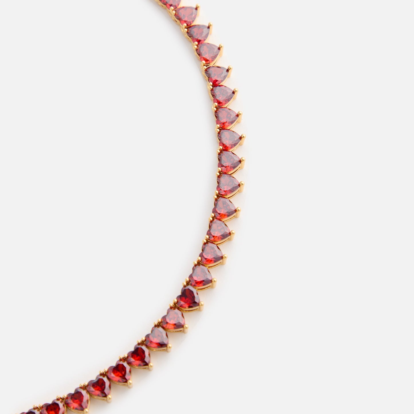 Women Kith Crystal Haze Be My Valentine Necklace - Red
