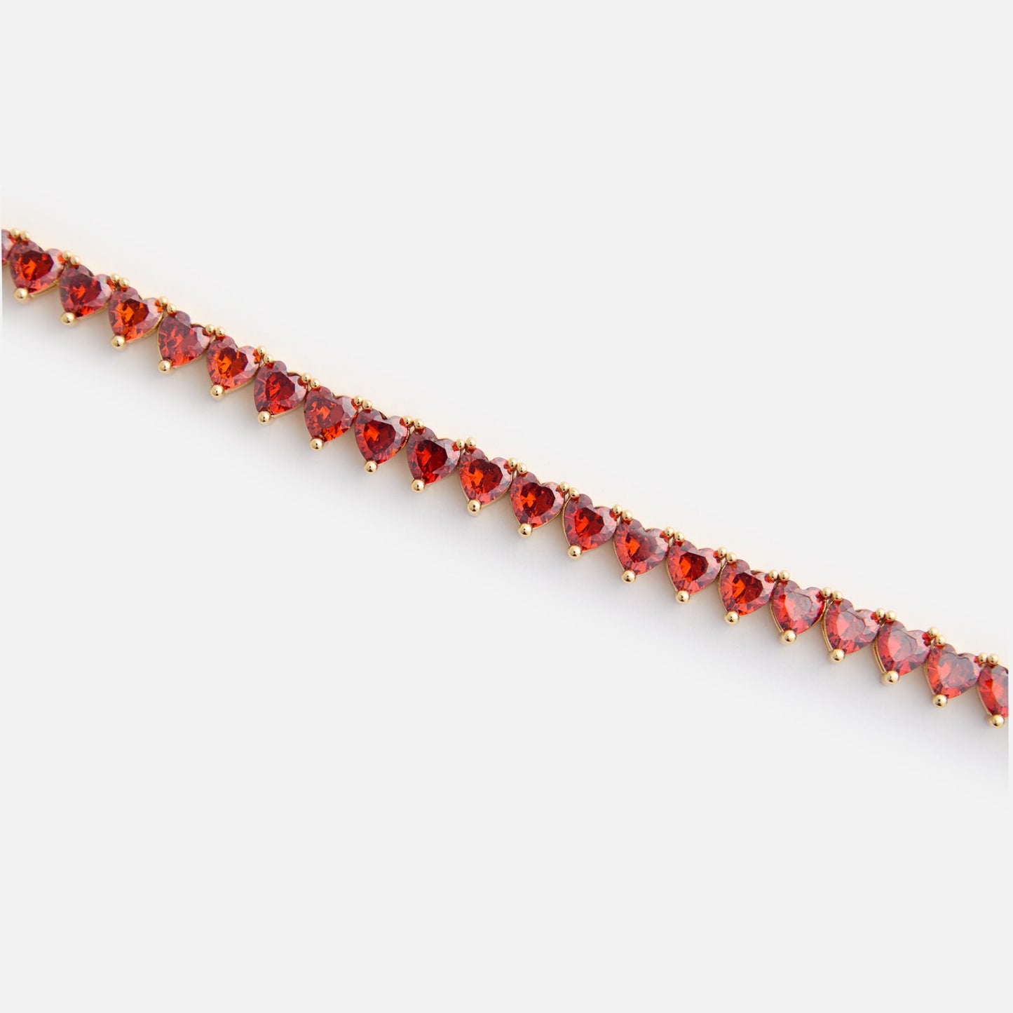 Women Kith Crystal Haze Be My Valentine Bracelet - Red