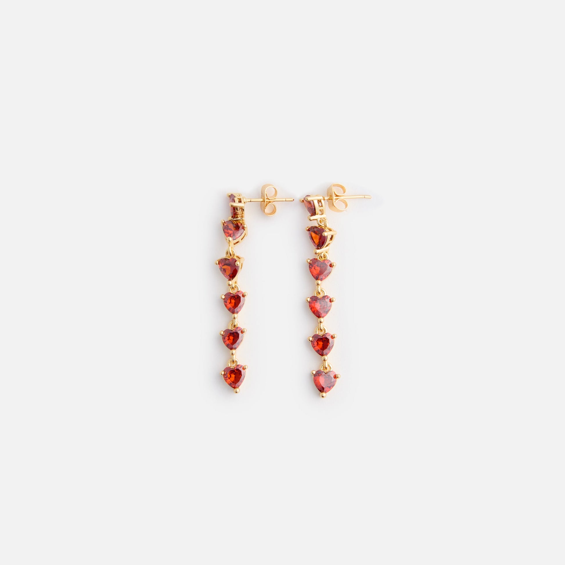 Women Kith Crystal Haze Be My Valentine Earring - Red