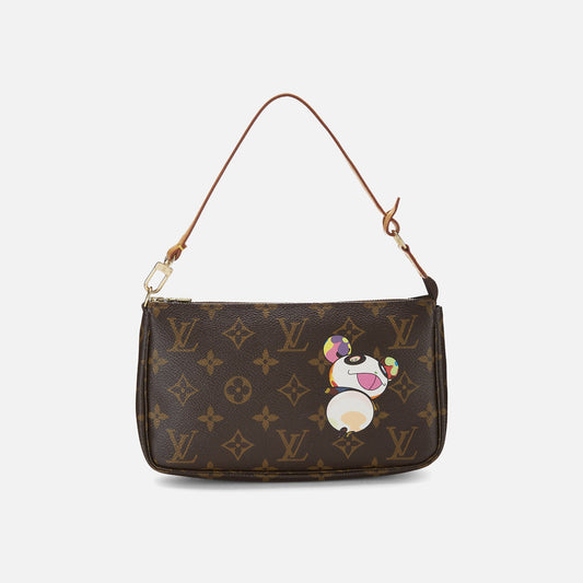 Women Kith WGACA Louis Vuitton Murakami Panda Pochette - Brown