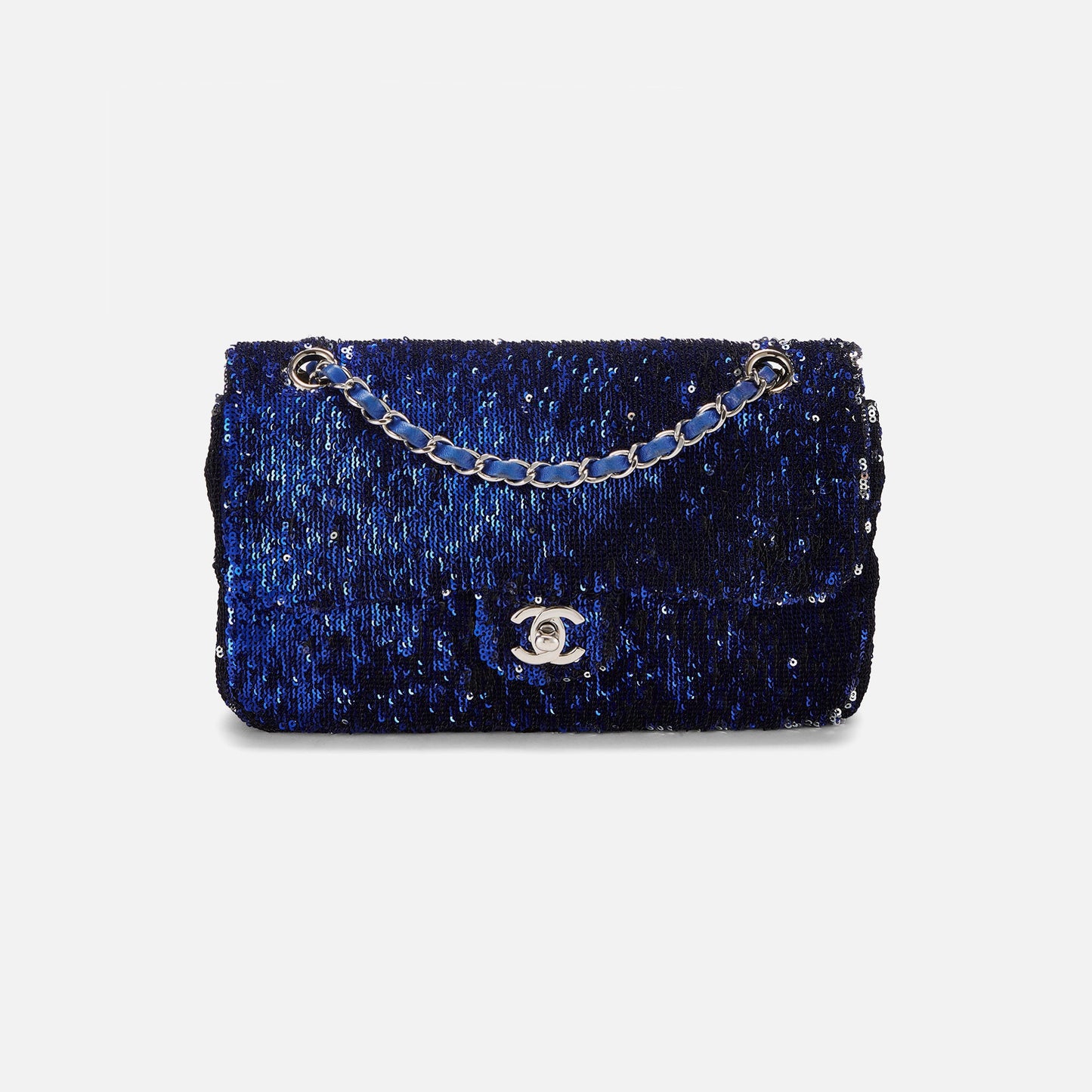 Women Kith WGACA Chanel Sequin Half Flap 10" - Blue