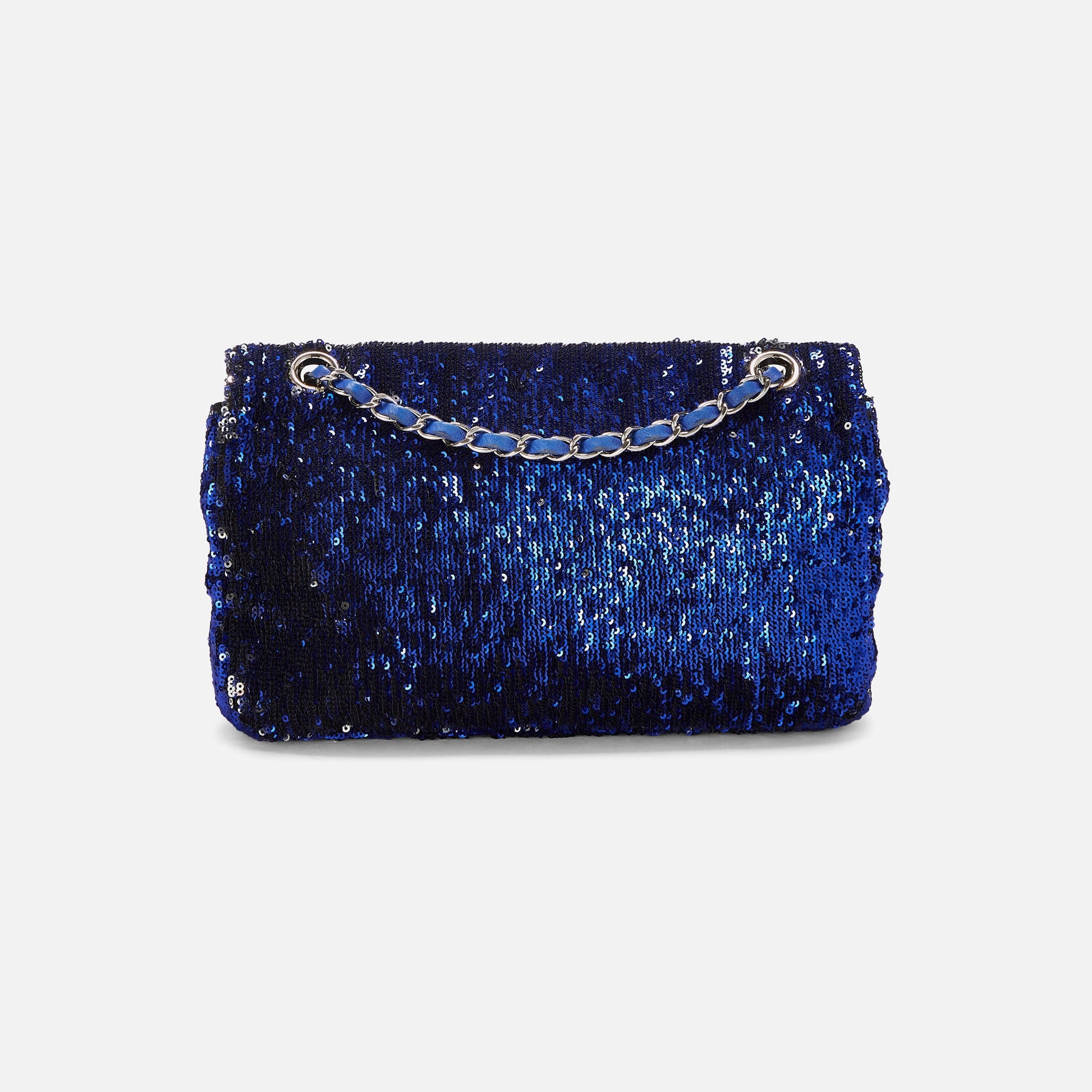 Women Kith WGACA Chanel Sequin Half Flap 10" - Blue