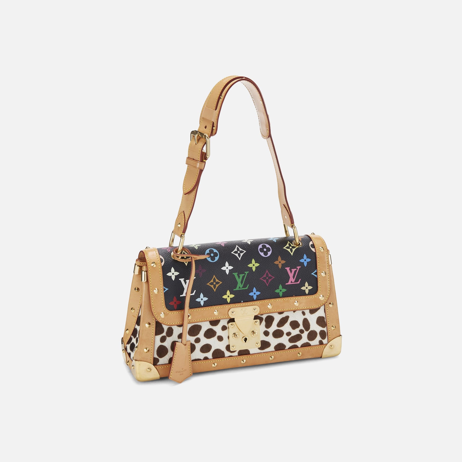 Women Kith WGACA Louis Vuitton Canvas Dalmatian Sacrabat Bag - Black Multi