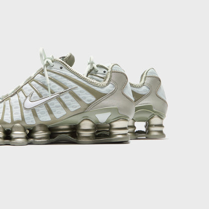 Women Kith Nike WMNS Shox TL - Light Silver / Light Army / White