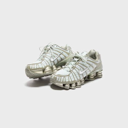 Women Kith Nike WMNS Shox TL - Light Silver / Light Army / White