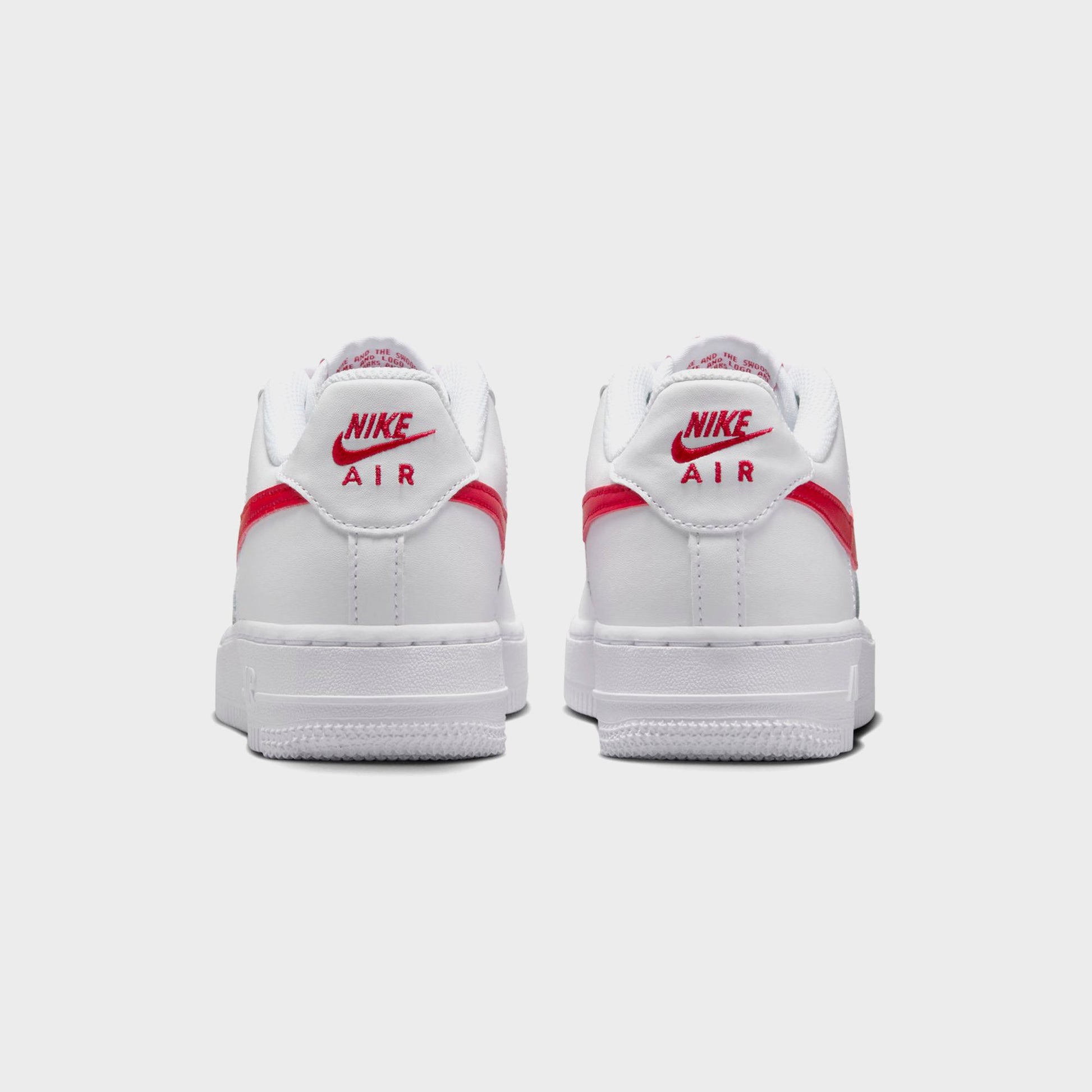 Kids|Men Kith Nike GS Air Force 1 LV8 - White / University Red