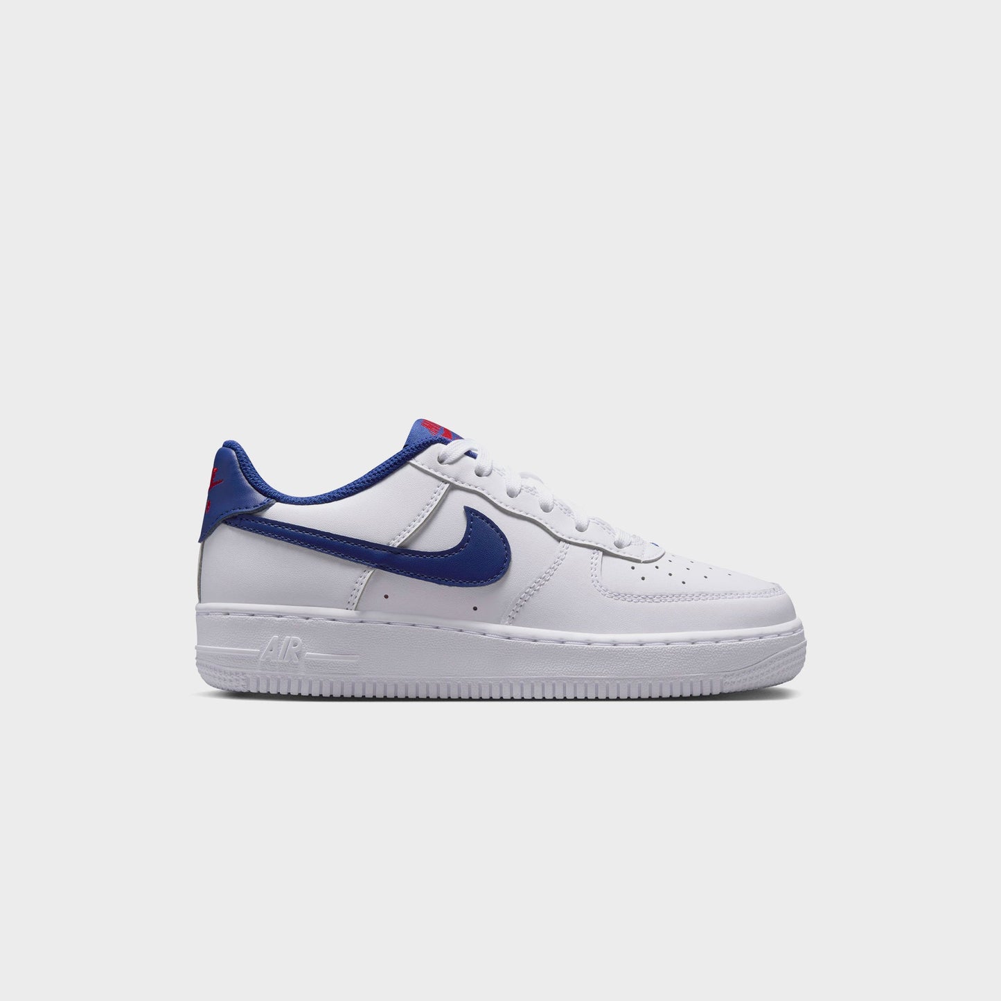 Kids|Men Kith Nike GS Air Force 1 - White / University Red / Deep Royal Blue