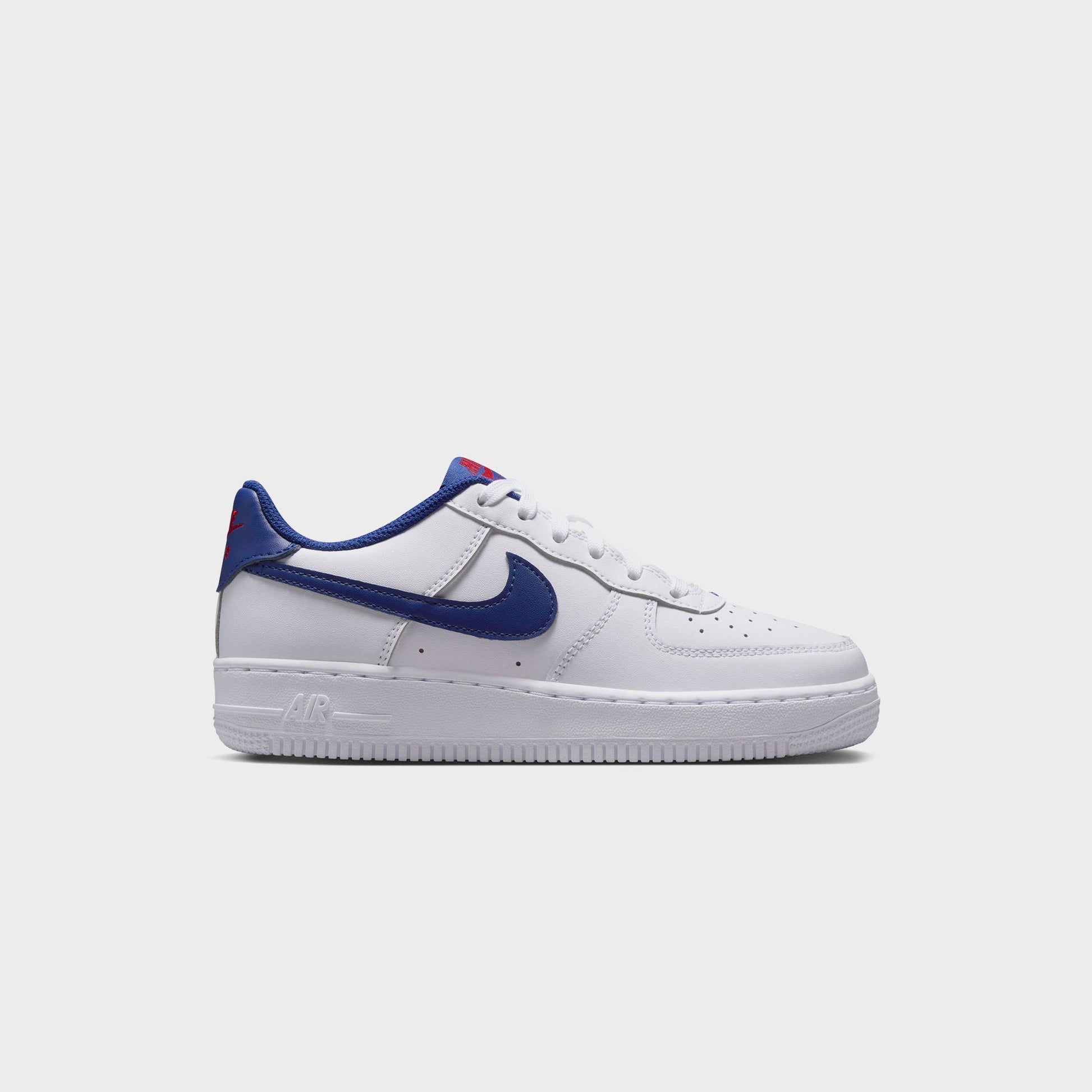 Kids|Men Kith Nike GS Air Force 1 - White / University Red / Deep Royal Blue