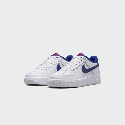 Kids|Men Kith Nike GS Air Force 1 - White / University Red / Deep Royal Blue