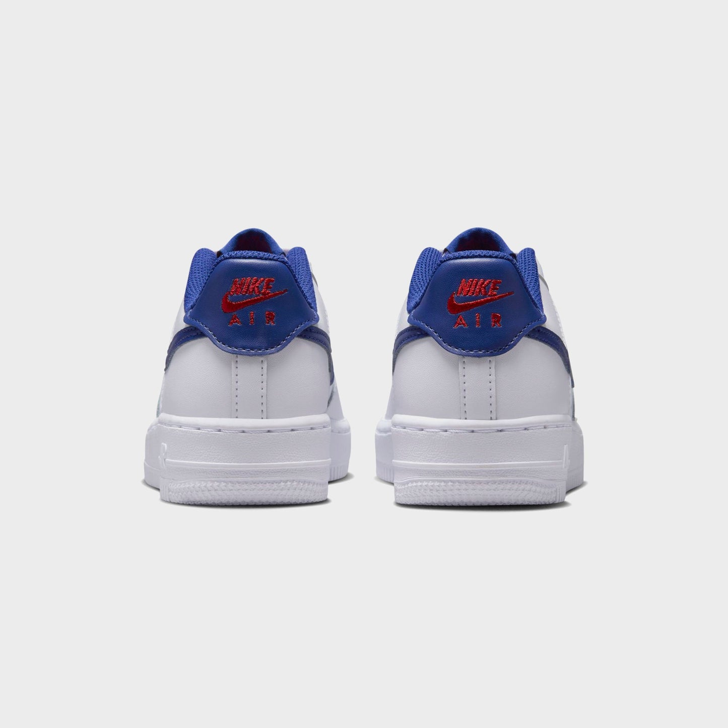 Kids|Men Kith Nike GS Air Force 1 - White / University Red / Deep Royal Blue
