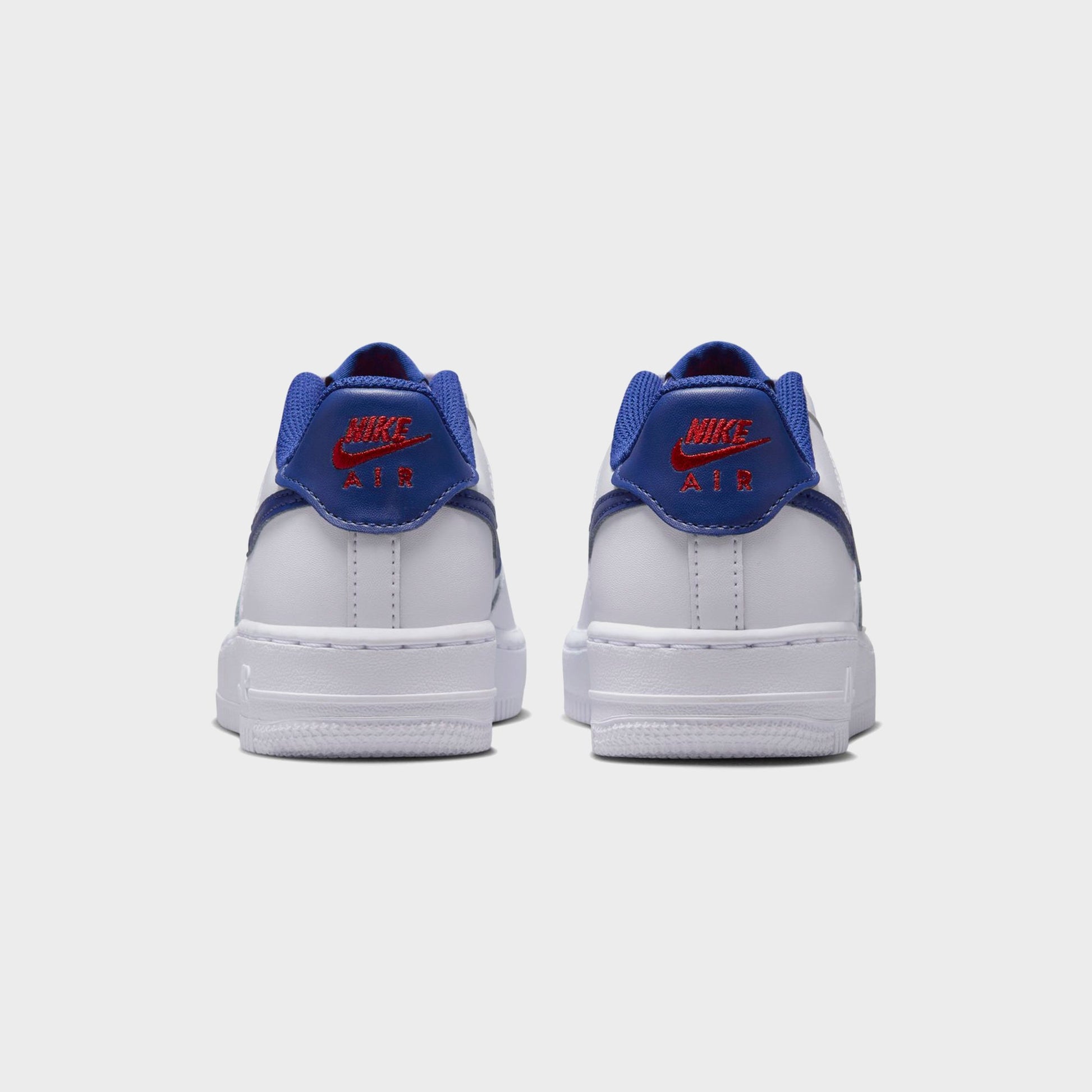 Kids|Men Kith Nike GS Air Force 1 - White / University Red / Deep Royal Blue