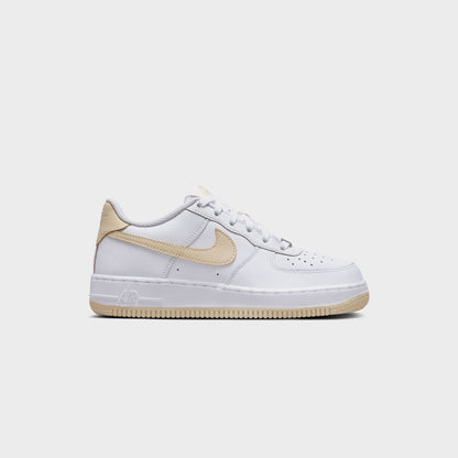 Men|Kids Kith Nike GS Air Force 1 Bg - White / Light Khaki