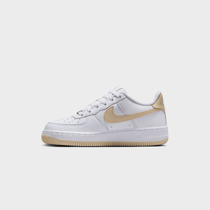 Men|Kids Kith Nike GS Air Force 1 Bg - White / Light Khaki