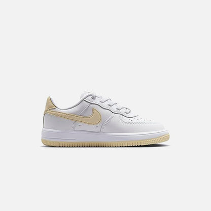 Kids Kith Nike PS Force 1 Low Easyon - White / Light Khaki