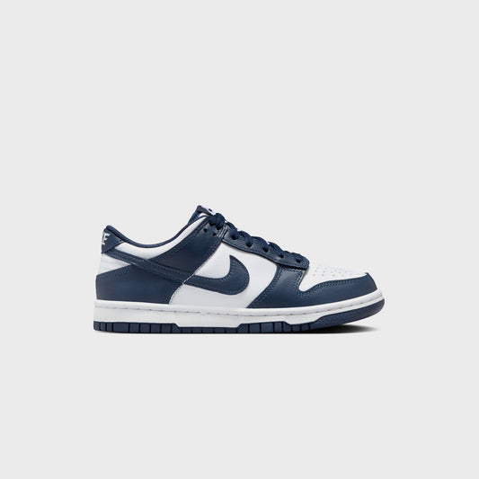Kids|Men Kith Nike GS Dunk Low - White / Midnight Navy