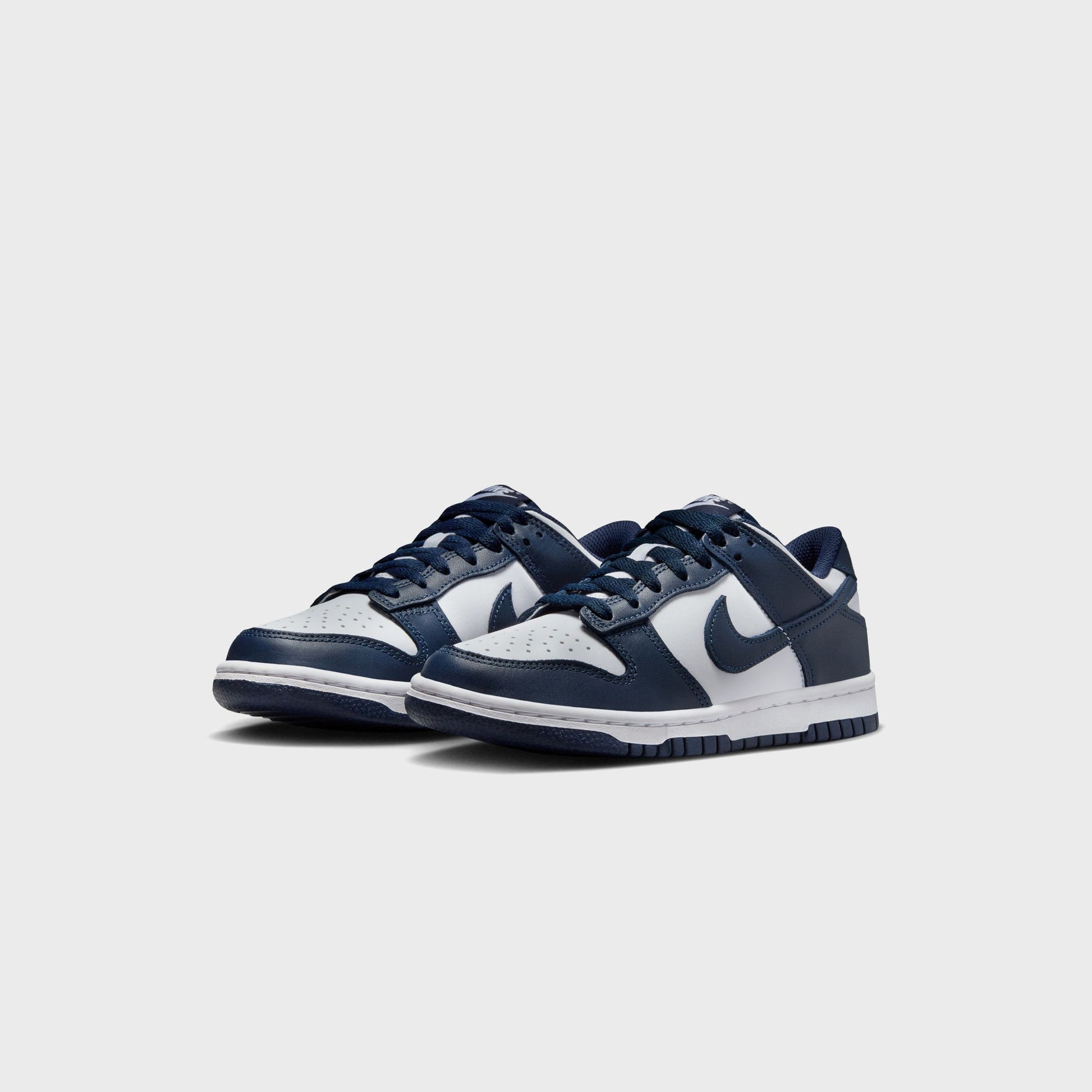 Kids|Men Kith Nike GS Dunk Low - White / Midnight Navy