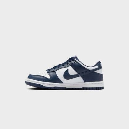 Kids|Men Kith Nike GS Dunk Low - White / Midnight Navy