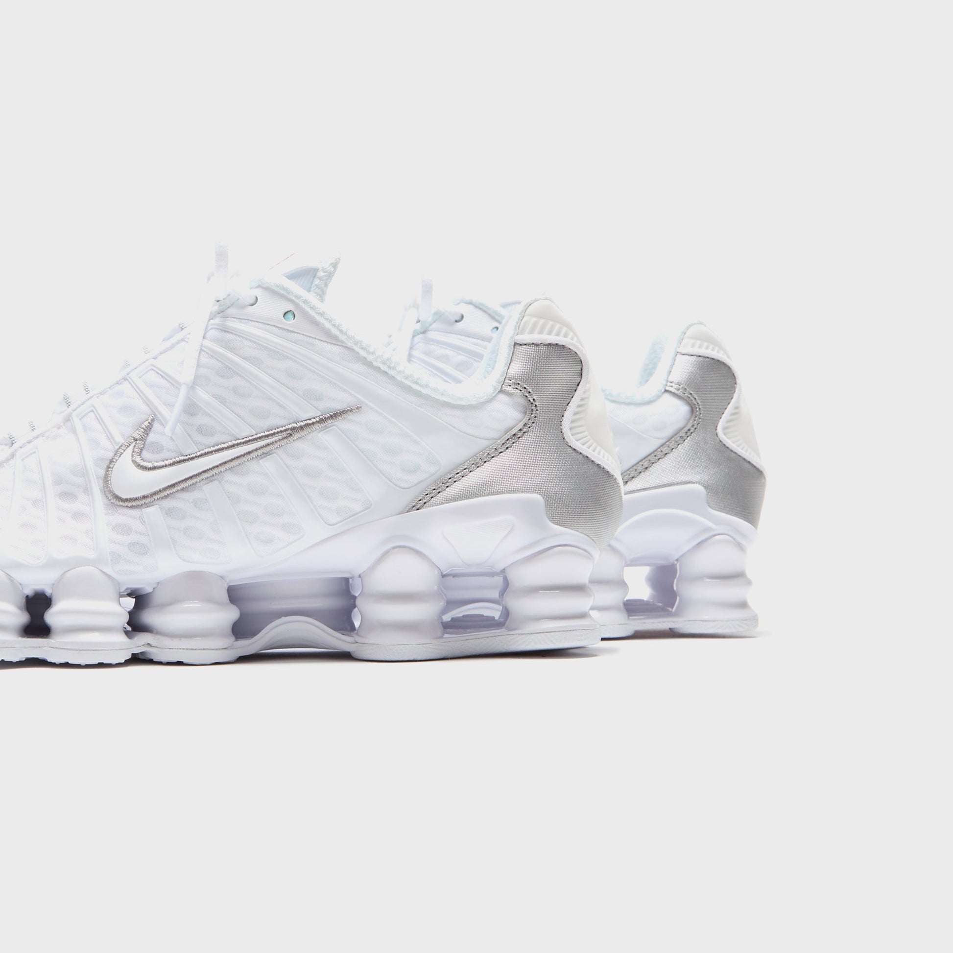 Men Kith Nike Shox TL - White / Metallic Silver / Max Orange