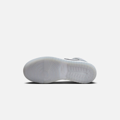 Kids Kith Jordan GS Air Jordan 1 Mid SE - White / Cool Grey / Med Grey
