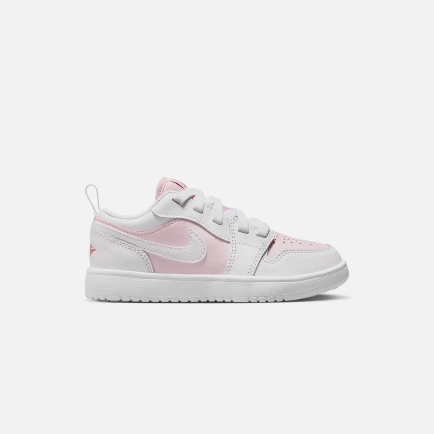 Kids Kith Jordan PS Jordan 1 Low - Pink Foam / White / Fire Red