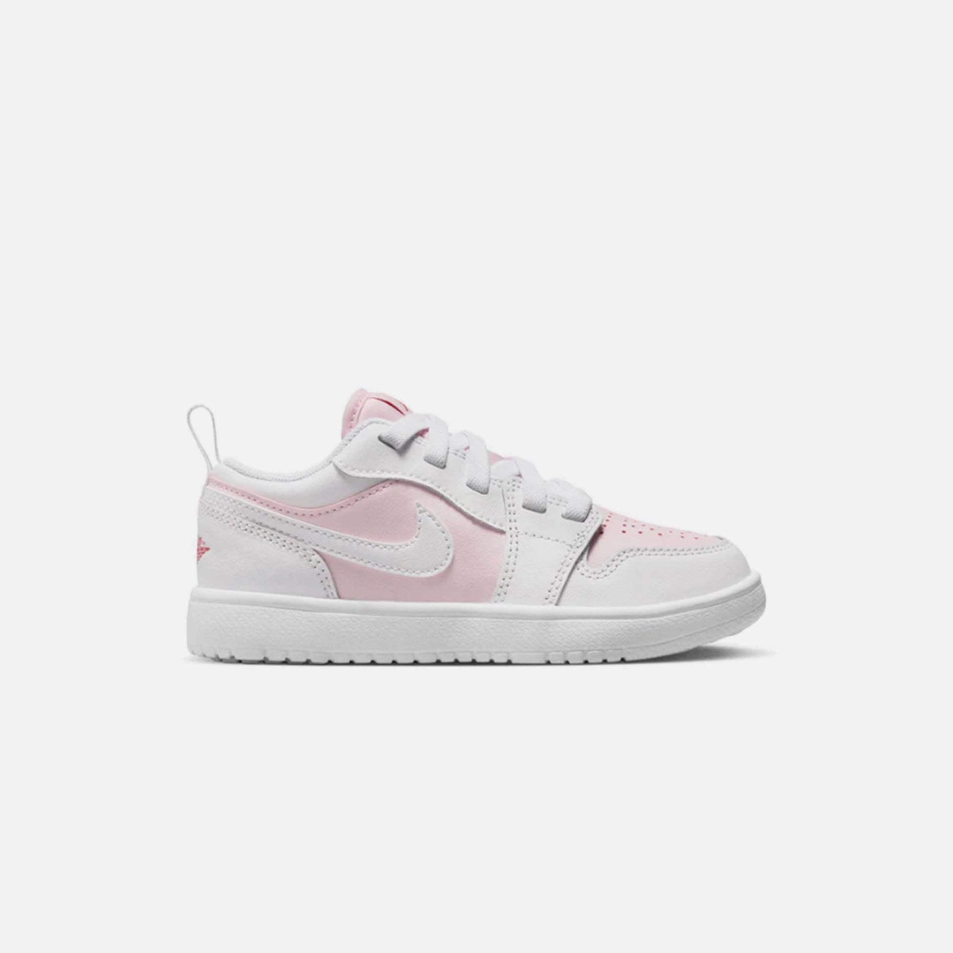 Kids Kith Jordan PS Jordan 1 Low - Pink Foam / White / Fire Red