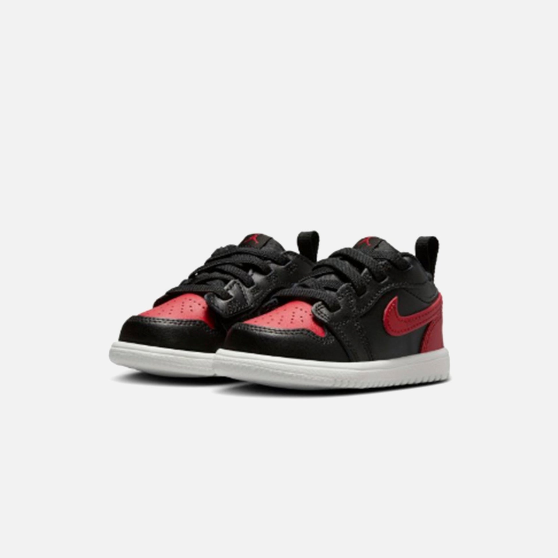 Kids Kith Nike TD Air Jordan 1 Low - Black / Varsity Red / Summit White