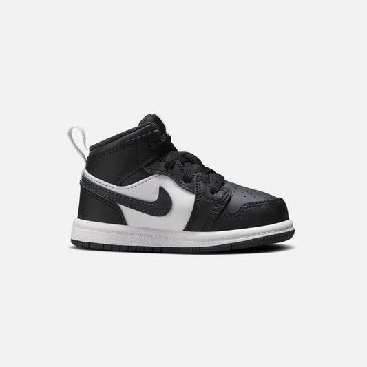 Kids Kith Jordan TD Air Jordan 1 Mid - Black / Off Noir / Summit White