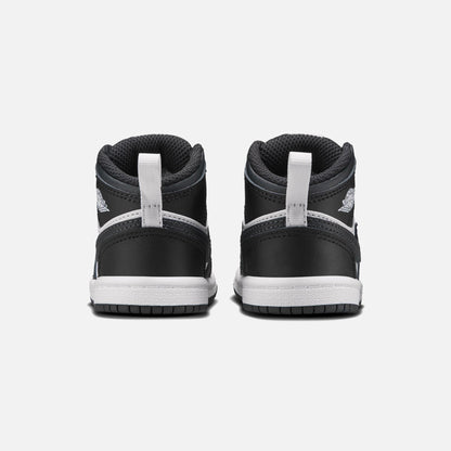 Kids Kith Jordan TD Air Jordan 1 Mid - Black / Off Noir / Summit White