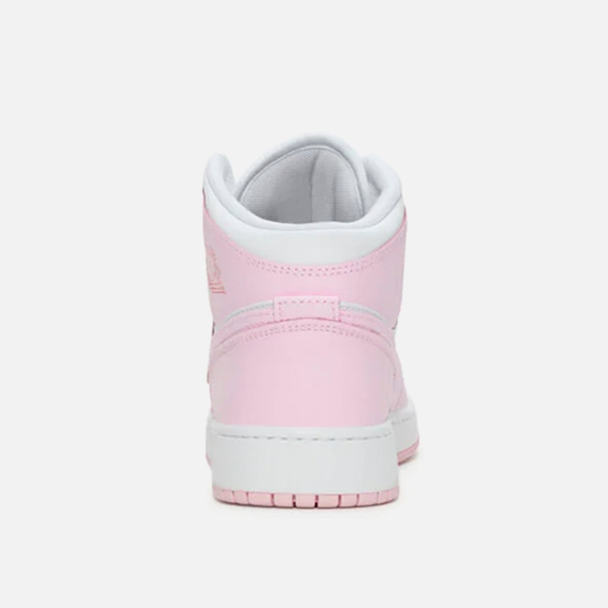 Kids Kith Jordan GS Air Jordan 1 Mid - Pink Foam / White / Fire Red