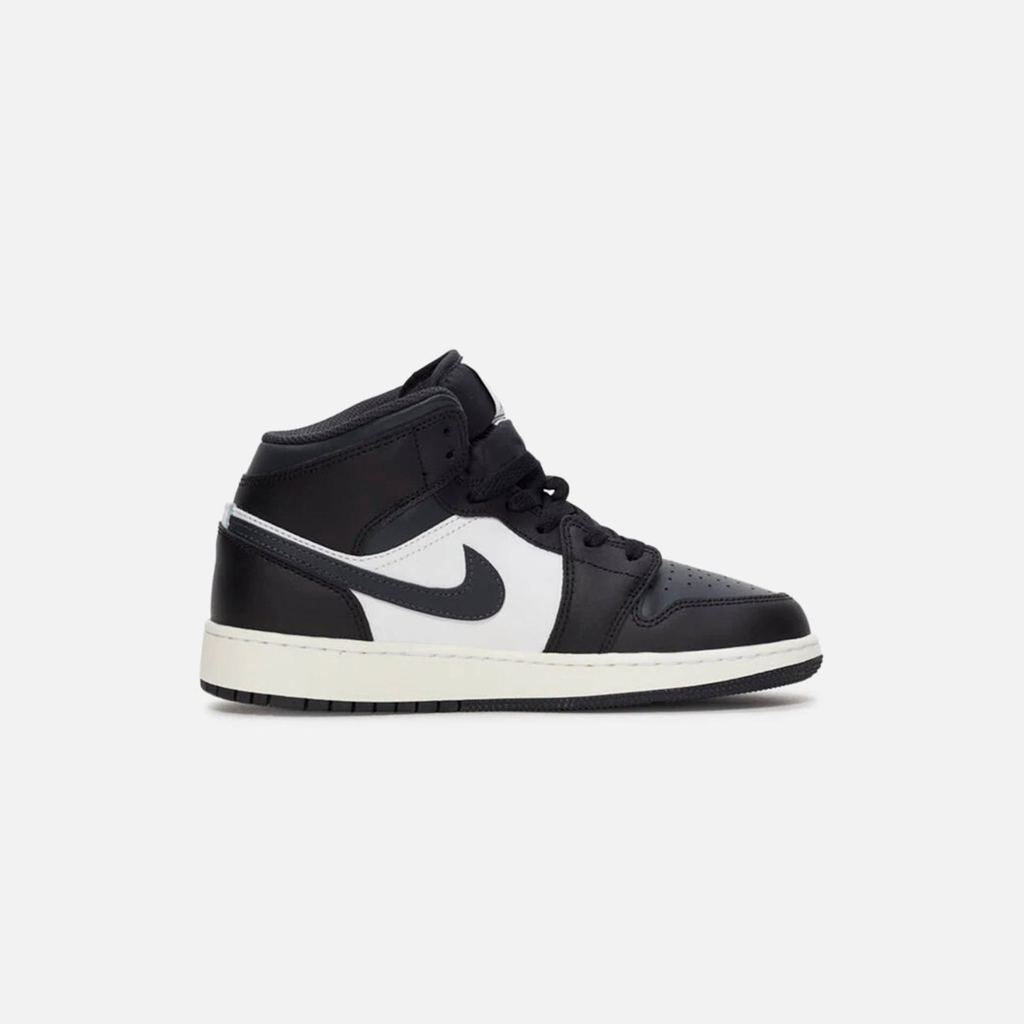Kids Kith Jordan GS Air Jordan 1 Mid - Black / Summit White / Off Noir