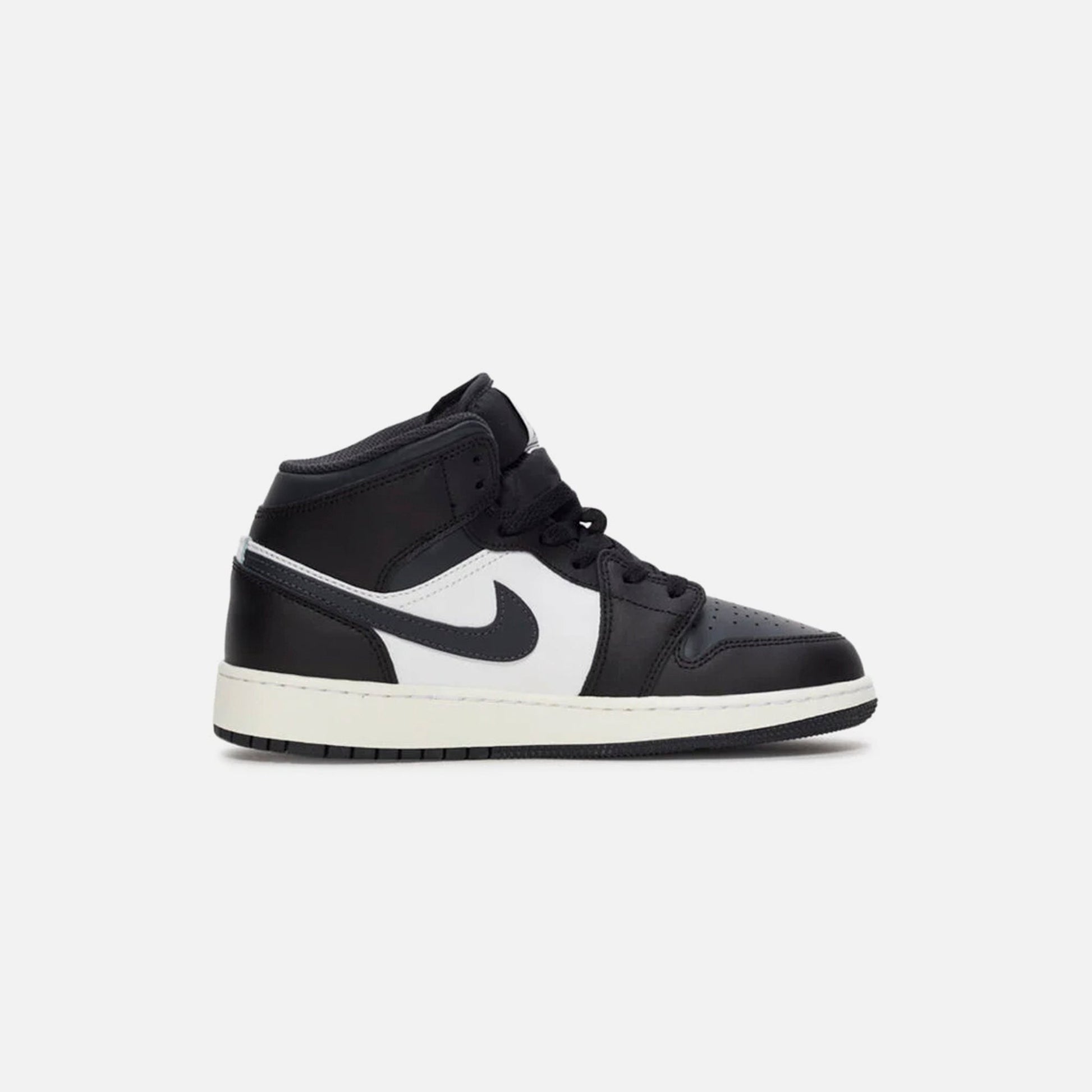 Kids Kith Jordan GS Air Jordan 1 Mid - Black / Summit White / Off Noir