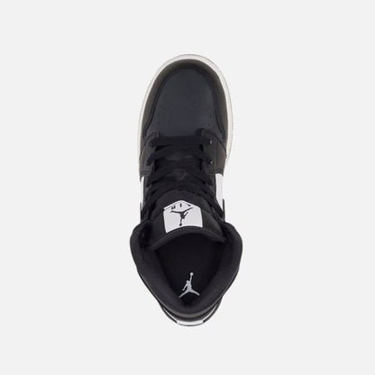 Kids Kith Jordan GS Air Jordan 1 Mid - Black / Summit White / Off Noir